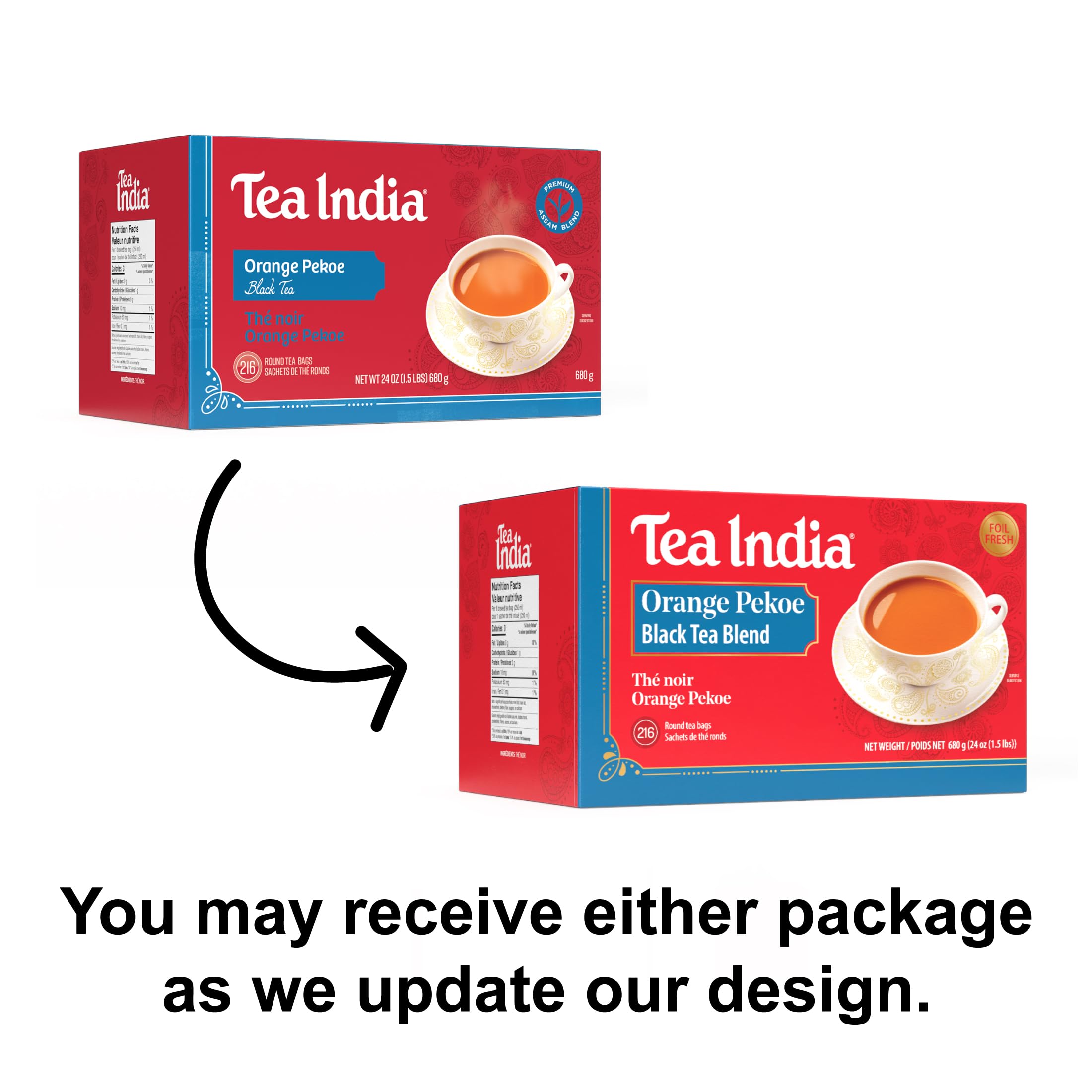 Amazon.com : Tea India Orange Pekoe Black Tea Chai Flavorful Blend